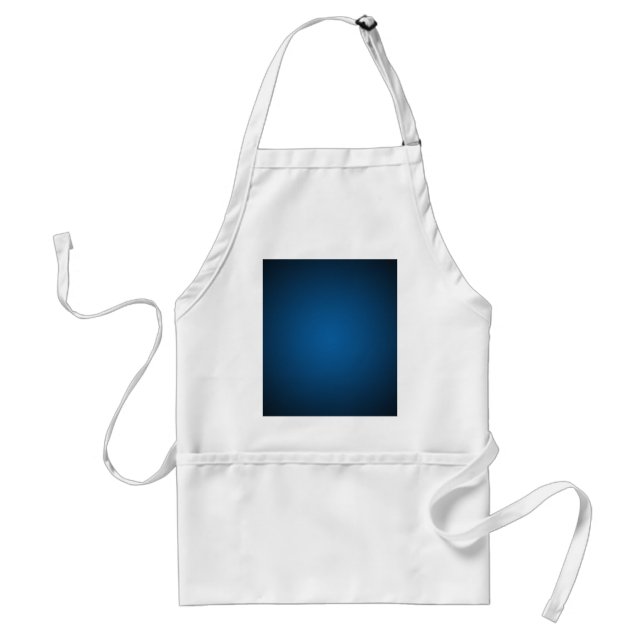 Grainy Blue-Black Vignette Standard Apron (Front)