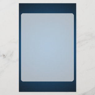 Grainy Blue-Black Vignette Stationery