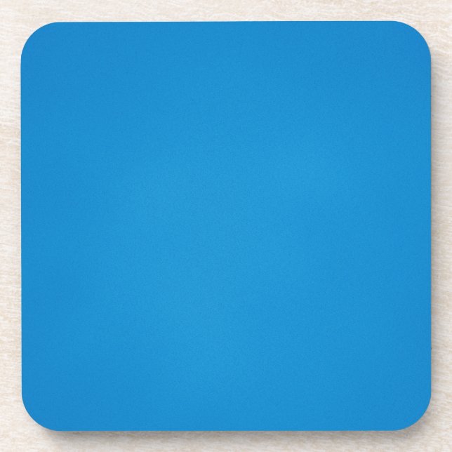 Grainy Bright Blue Background Coaster (Front)