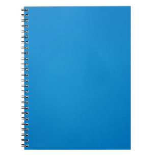 Grainy Bright Blue Background Notebook
