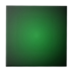 Grainy Green-Black Vignette Ceramic Tile