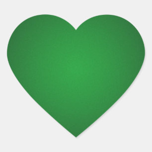 Grainy Green-Black Vignette Heart Sticker