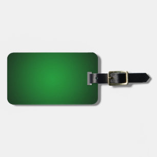 Grainy Green-Black Vignette Luggage Tag