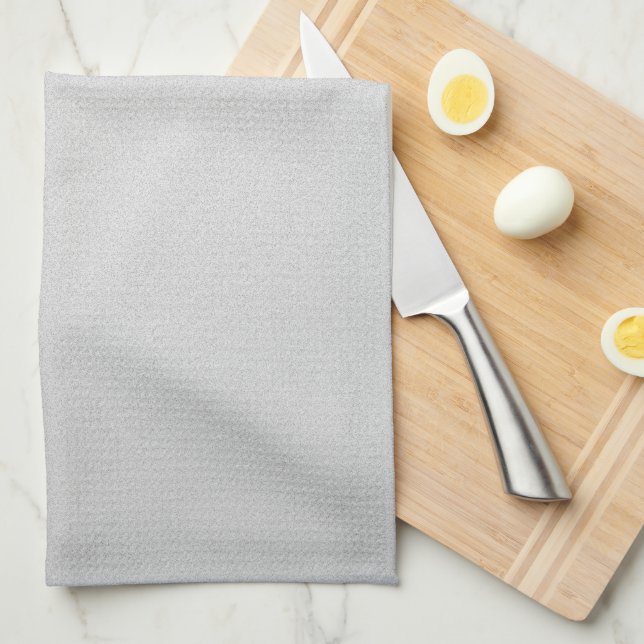 Grainy Grey Artsy Background Tea Towel (Quarter Fold)