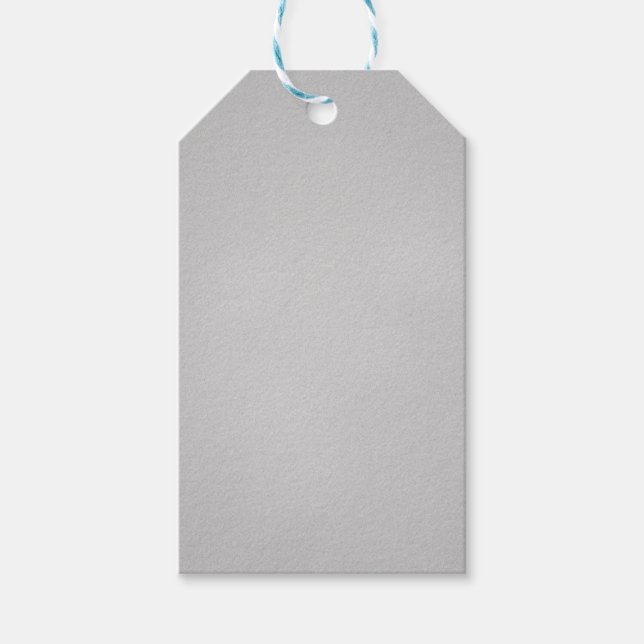 Grainy Grey Artsy Texture Gift Tags (Front)