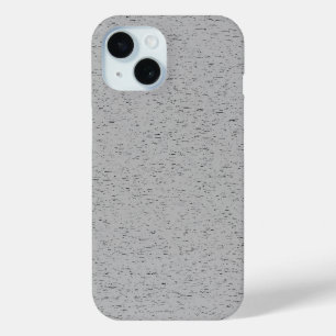 Grainy Plain Grey Colour Design  iPhone 15 Case