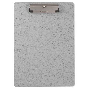 Grainy Plain Grey Colour Design Clipboard