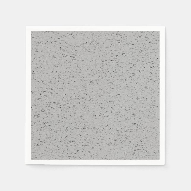 Grainy Plain Grey Colour Design  Napkin (Front)