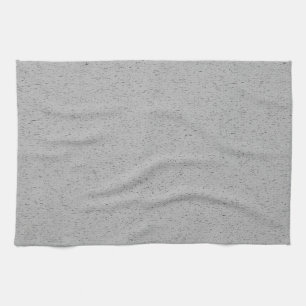 Grainy Plain Grey Colour Design  Tea Towel