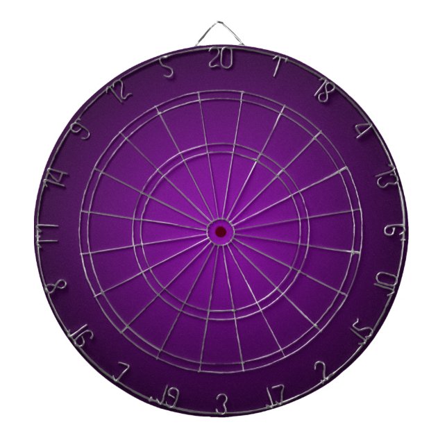 Grainy Purple-Black Vignette Dartboard (Front)