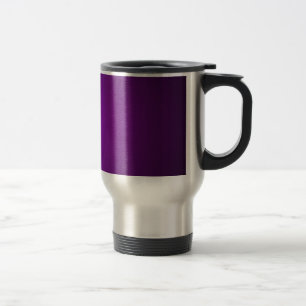 Grainy Purple-Black Vignette Travel Mug