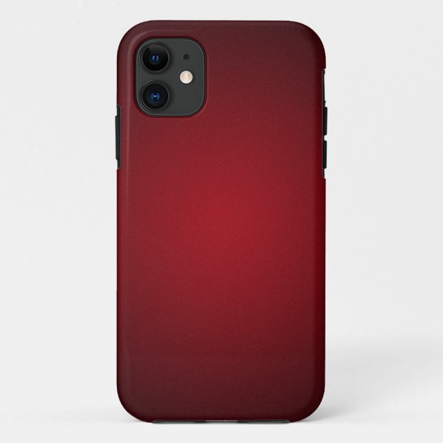 Grainy Red-Black Vignette Case-Mate iPhone Case (Back)