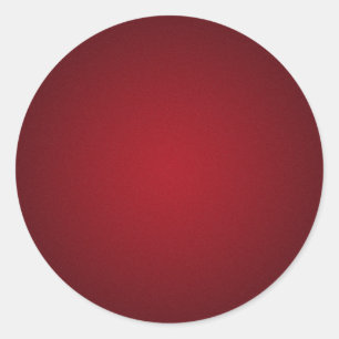 Grainy Red-Black Vignette Classic Round Sticker