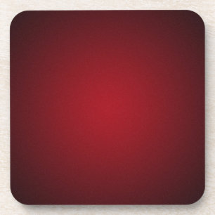 Grainy Red-Black Vignette Coaster