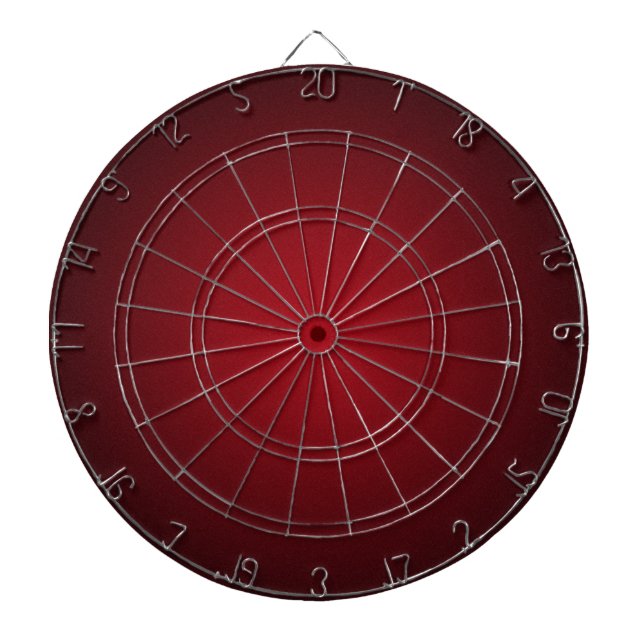 Grainy Red-Black Vignette Dartboard (Front)