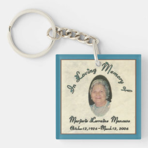 Gram And Grand Pop Mancuso Double-Sided Keychain