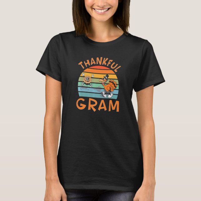 Gram  Family Thanksgiving Party T-Shirt (Front)