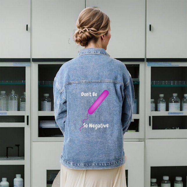 Gram Negative Microbiology Pun Denim Jacket (Creator Uploaded)