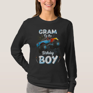 Gram Of The Birthday Boy Monster Truck Bday Women  T-Shirt
