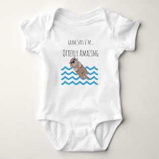 Gram Says I'm Otterly Amazing baby bodysuit