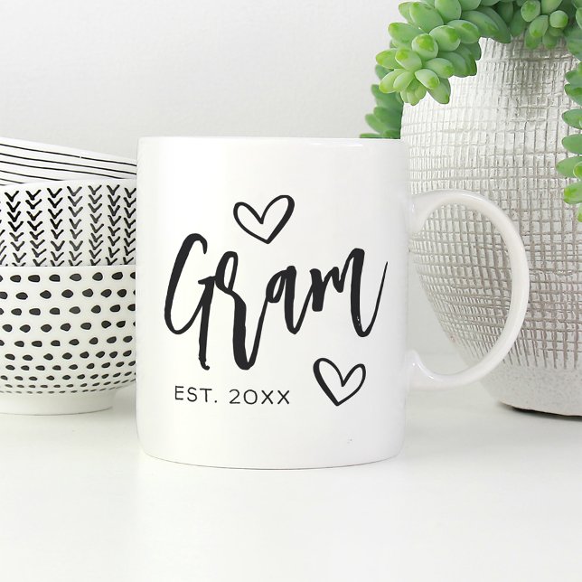 Gram Year Established Grandma Coffee Mug (Creator Uploaded)