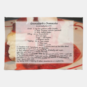 GramaBarb's Cheesecake Kitchen Towel