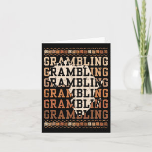 Grambling Hbcu With Africa Alumni Historical Black Card