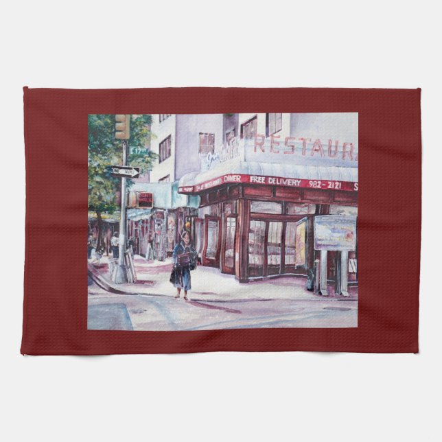 Gramercy Coffee Corner Tea Towel (Horizontal)