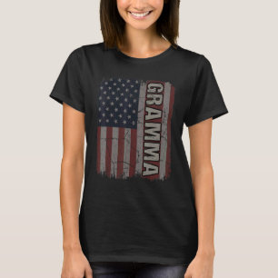 Gramma American Flag Vintage Mother's Day 4th of J T-Shirt
