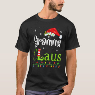 Gramma Claus  Christmas Pajama Family Matching Xma T-Shirt