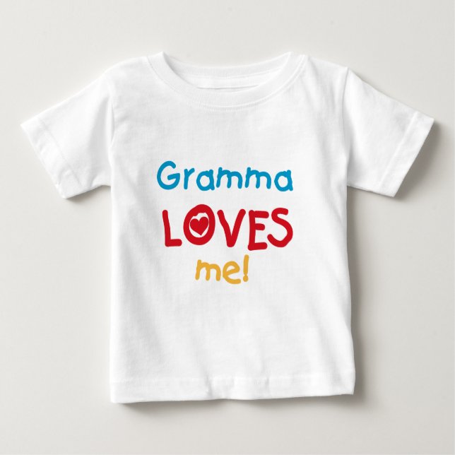 Gramma Loves Me T-shirts and Gifts (Front)