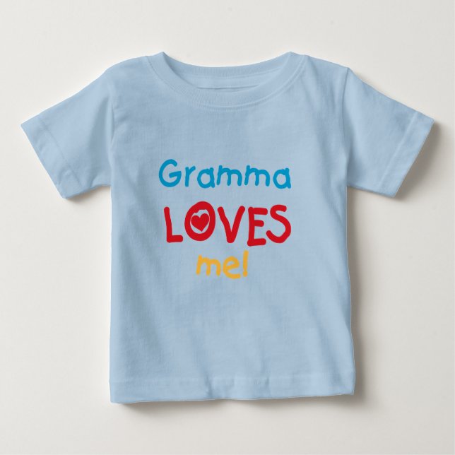 Gramma Loves Me T-shirts and Gifts (Front)