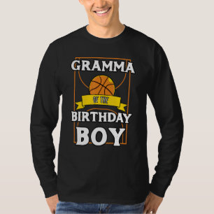 Gramma Of The Birthday Baller Basketball Bday Part T-Shirt