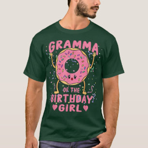 Gramma Of The Birthday Girl Pink Donut Bday Party  T-Shirt