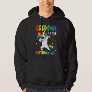 Gramma of the Birthday Party Gifts Girl Dabbing Un Hoodie