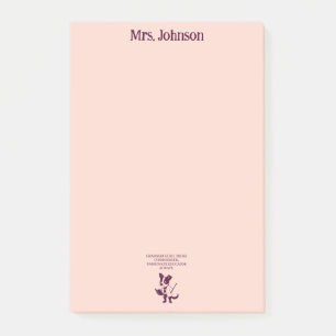 Grammar Guru Prose Connoisseur Passionate Educator Post-it Notes