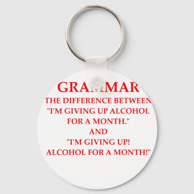 GRAMMAR KEY RING (Front)