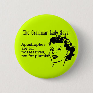 Grammar Lady Apostrophes Buttons