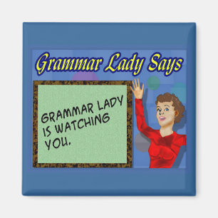 Grammar Lady Magnets