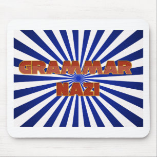 Grammar Nazi Mouse Pad
