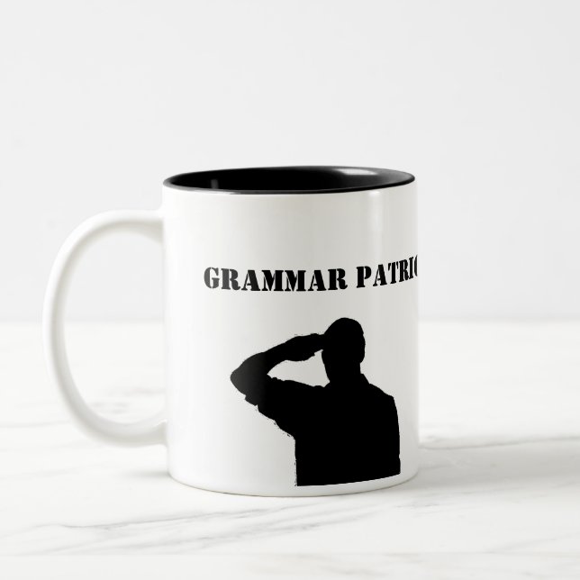 Grammar Patriot Mug (Left)