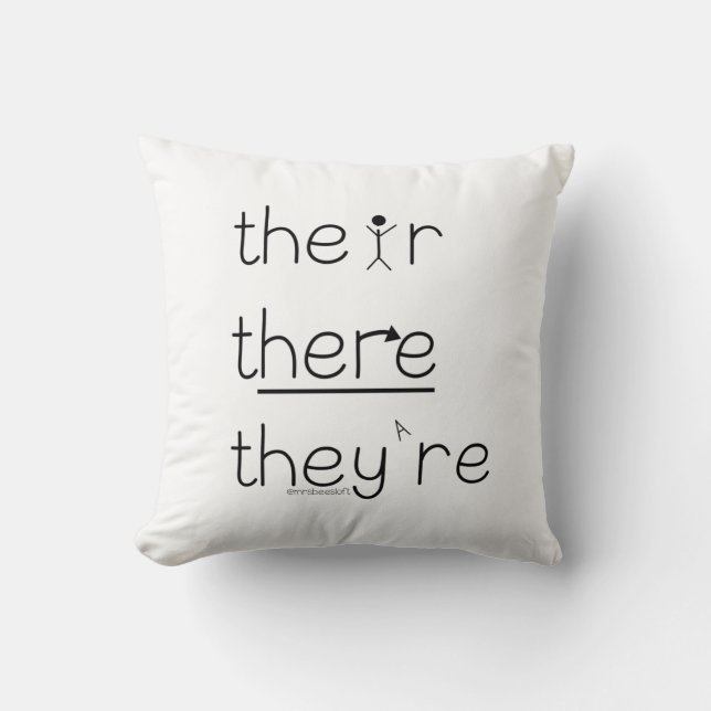 Grammar Pillow (Front)