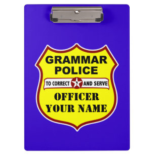 Grammar Police Customisable Clipboard