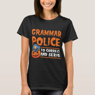 Grammar Police Halloween Costume T-Shirt