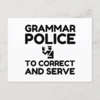 Grammar Police To Correct And Serve Funny