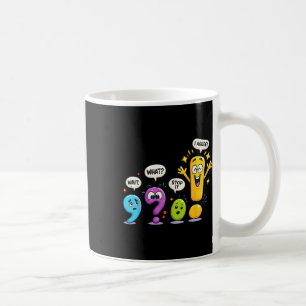 Grammar Punctuation Marks Funny English Teacher St Coffee Mug