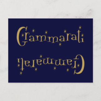 Grammaratti Postcard