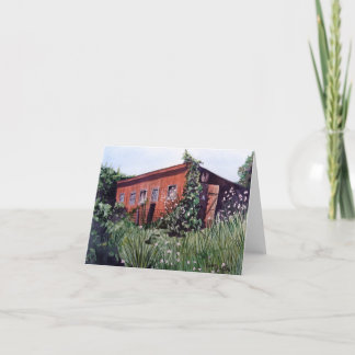 Gramma's Chicken House Note Card