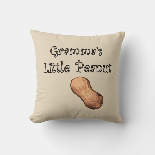 Gramma's Little Peanut Pillow (Front)