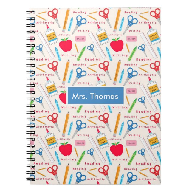 Grammer School Personalised Notepad Notebook (Front)